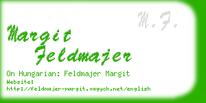 margit feldmajer business card
